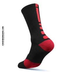 Tất vớ bóng rổ Elite Basket - Đen đỏ