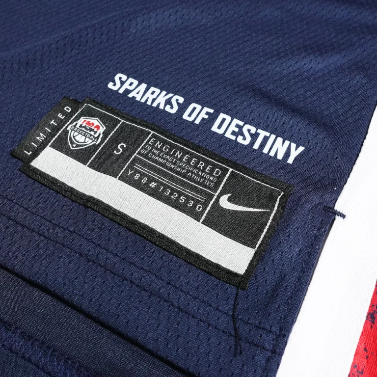 Áo bóng rổ Swingman USA Olympic 2024 -
  Durant 7 - Xanh Navy - Hình ảnh 8