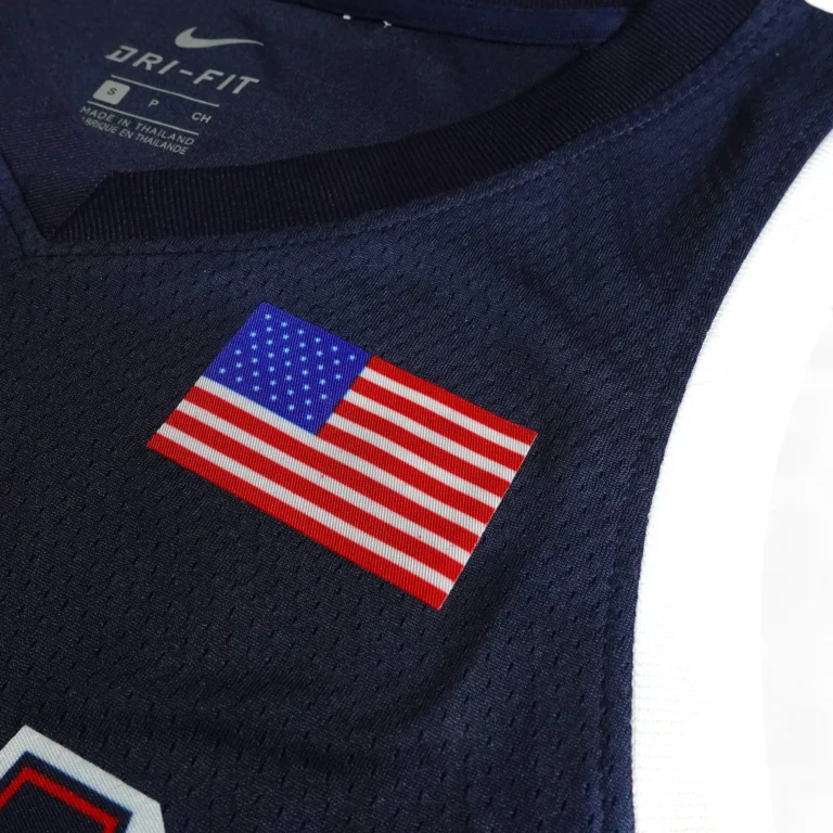 Áo bóng rổ Swingman USA Olympic 2024 -
  Durant 7 - Xanh Navy - Hình ảnh 4