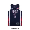 Áo bóng rổ Swingman USA Olympic 2024 -
  Durant 7 - Xanh Navy
