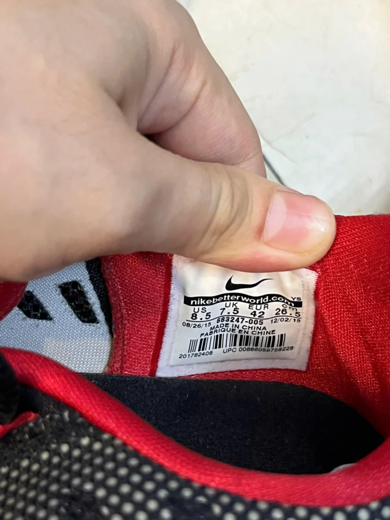 Giày bóng rổ cũ chính hãng Nike Zoom Run
 The One EP 683247-005 - Hình ảnh 6