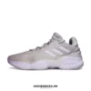 Giày
 bóng rổ cũ chính hãng Adidas Pro Bounce 2018 Low “White” FW0903 - 43
