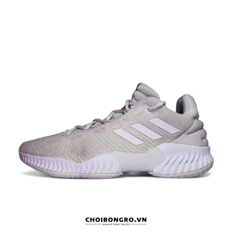 Giày
 bóng rổ cũ chính hãng Adidas Pro Bounce 2018 Low “White” FW0903 - 43