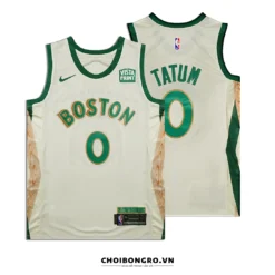 Áo bóng rổ Swingman Jason Tatum Boston Celtics City Edition 2023/24 Replica