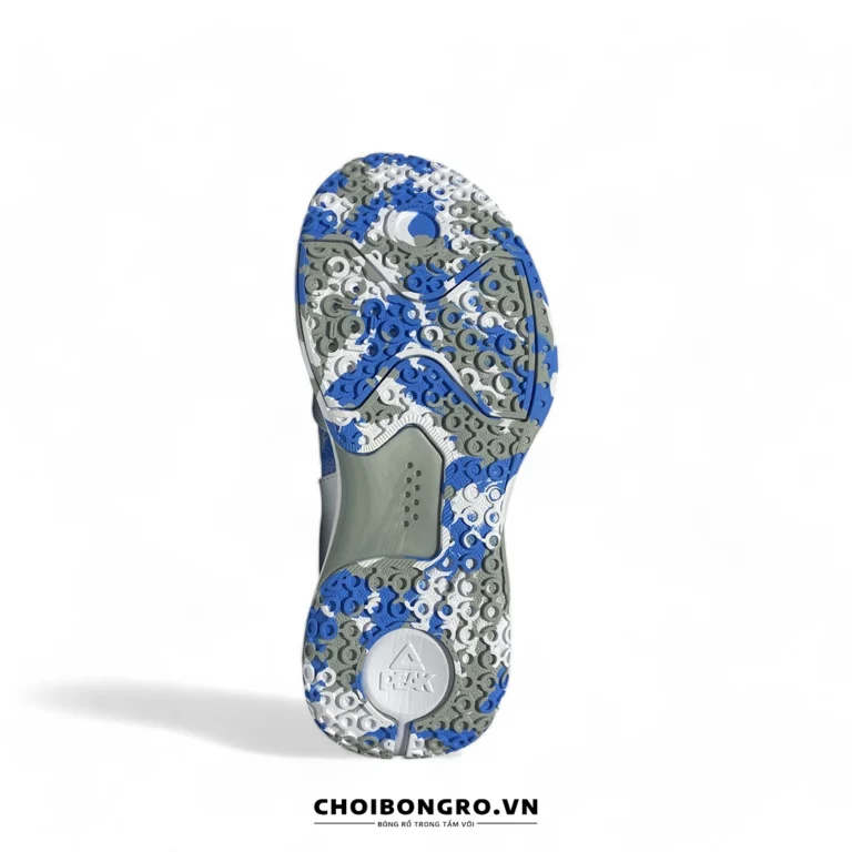 Giày bóng rổ PEAK chính hãng DA120051 - Trắng xanh - Hình ảnh 3