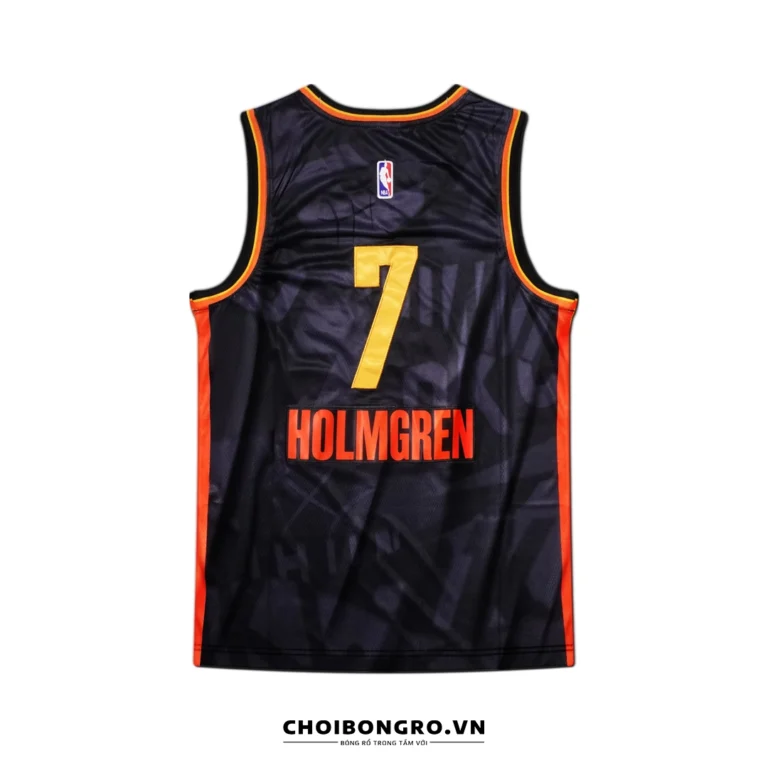 Áo bóng rổ Chet Holmgren số 7 OKC mặt sau