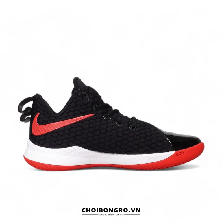 Giày bóng rổ Like-New chính hãng Nike Lebron
  Witness 3 PRM 'Black' BQ9819-001 - Hình ảnh 4