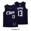 Paul George - Áo bóng rổ Swingman Clippers City Edition Tím than