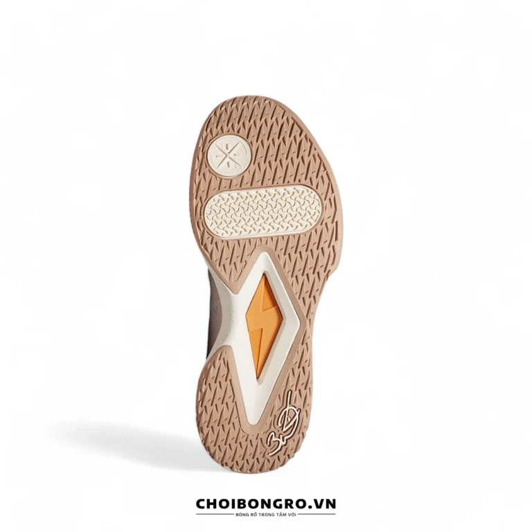 Li-Ning Wade Flash 'Beige' ABPU027-7 chính hãng - Ghi nâu - Hình ảnh 3