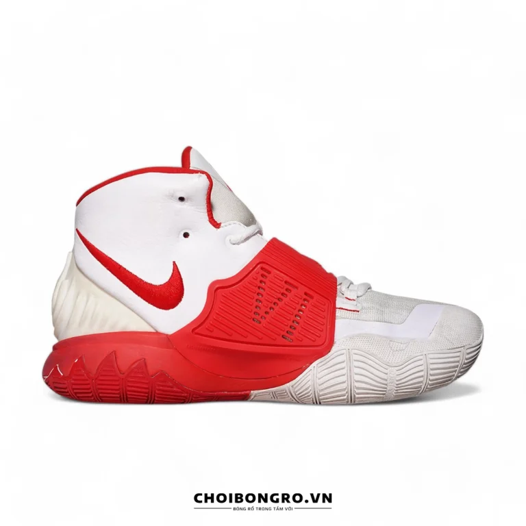 Giày bóng rổ cũ replica Nike Kyrie 6
  'White University Red' CZ4938-100 - Hình ảnh 4