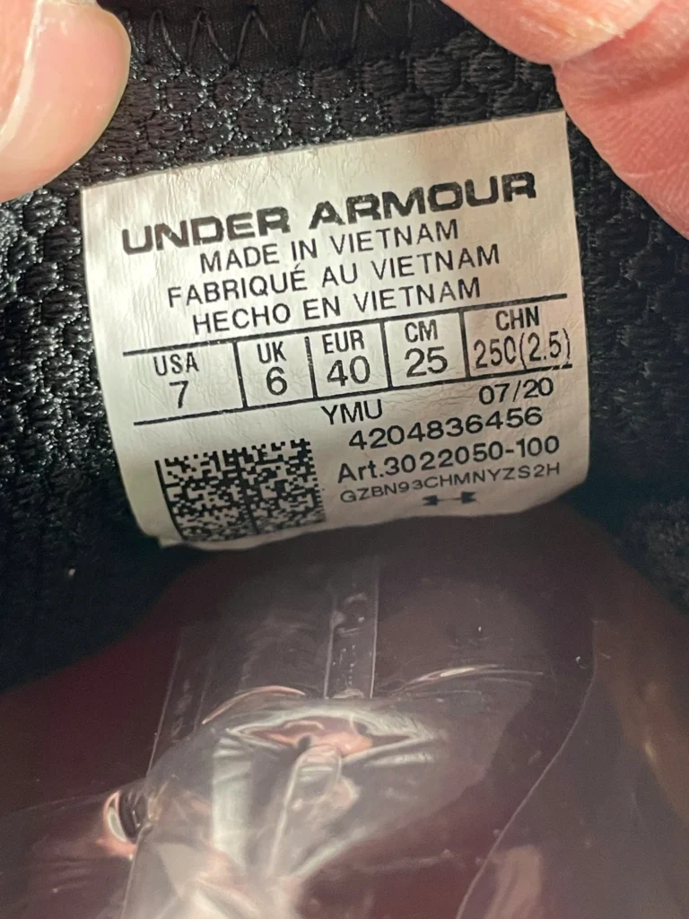 Giày bóng rổ cũ chính hãng Under Armour
  HOVR Havoc 2 'White Orange' 3022050-100 - Hình ảnh 6