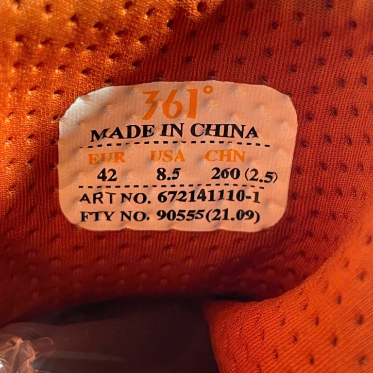 Giày
 bóng rổ Like-New chính hãng 361° AG1 Pro Aaron Gordon 'Five Elements'
 672141110-1 - Hình ảnh 6