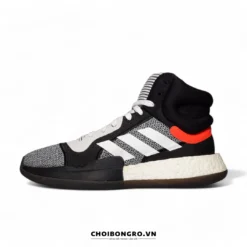 Giày
 bóng rổ Like-New chính hãng Adidas Marquee Boost Mid 'Core Black' BB7822