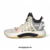 Giày
 bóng rổ Like-New chính hãng Li-Ning Sonic 7 Mid 'Milk White Grey' ABAP019-2