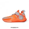 Giày
 bóng rổ Like-New chính hãng Li-Ning Wade Fission 7 V2 Mid 'Neon Orange Grey'
 ABPR047-13
