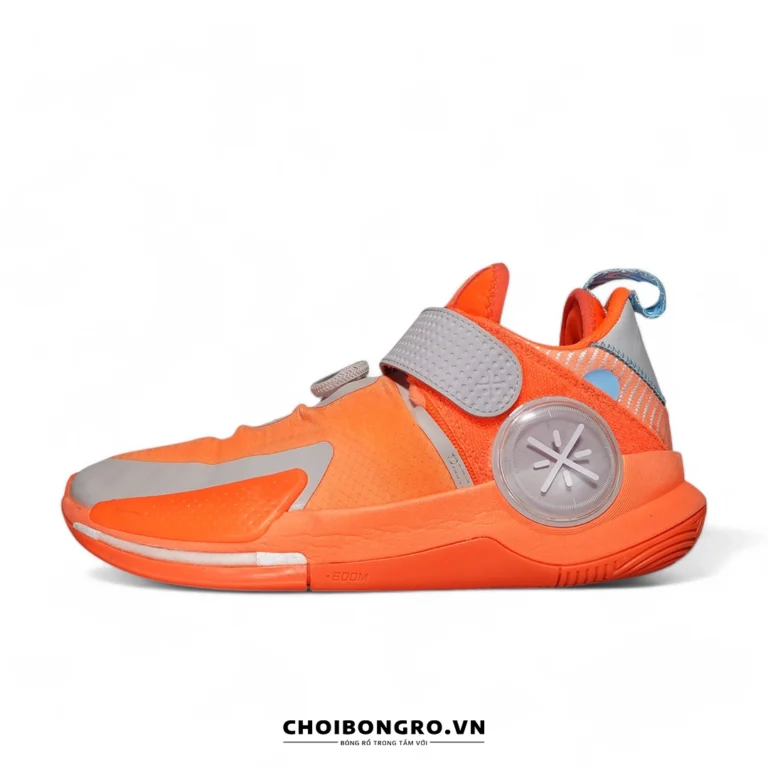 Giày
 bóng rổ Like-New chính hãng Li-Ning Wade Fission 7 V2 Mid 'Neon Orange Grey'
 ABPR047-13