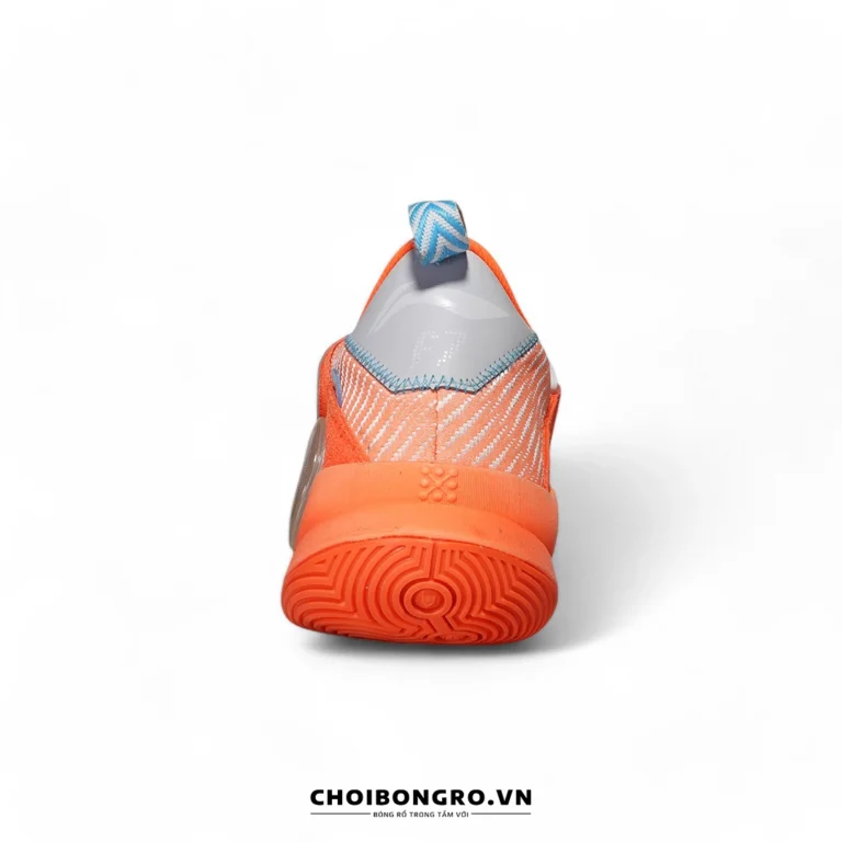 Giày
 bóng rổ Like-New chính hãng Li-Ning Wade Fission 7 V2 Mid 'Neon Orange Grey'
 ABPR047-13 - Hình ảnh 3