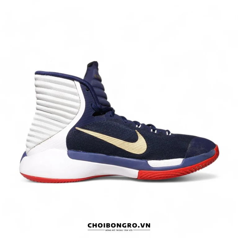 Giày
 bóng rổ Like-New chính hãng Nike Prime Hype DF 2016 EP 'Midnight Navy'
 844788-400 - Hình ảnh 4