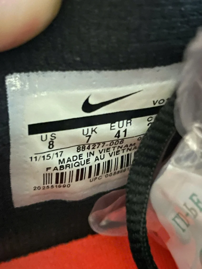 Giày bóng rổ cũ chính hãng Nike Zoom Witness
 EP 'Black White Red' 884277-006 - Hình ảnh 6